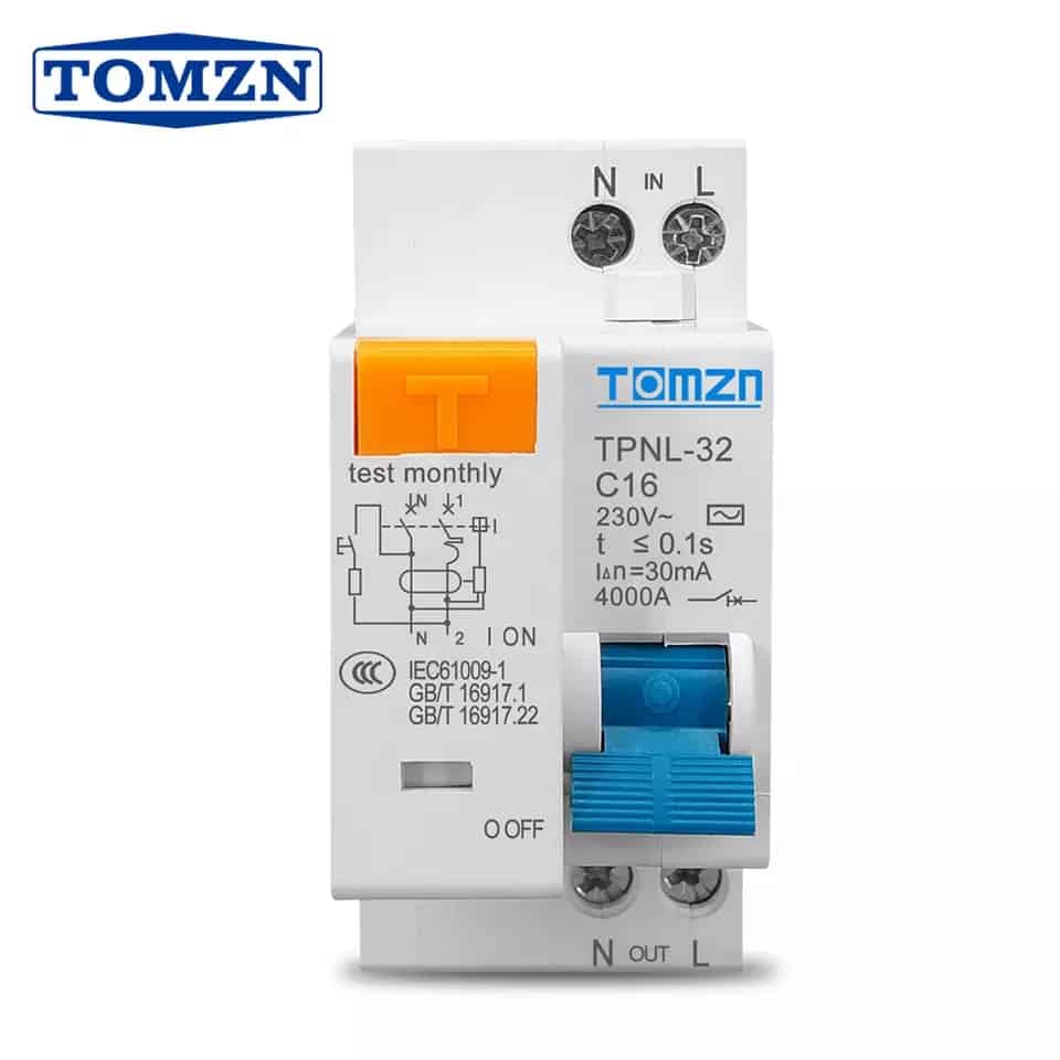 TOMZN  RCBO TPNL-32 Residual Current Circuit Breaker in Pakistan