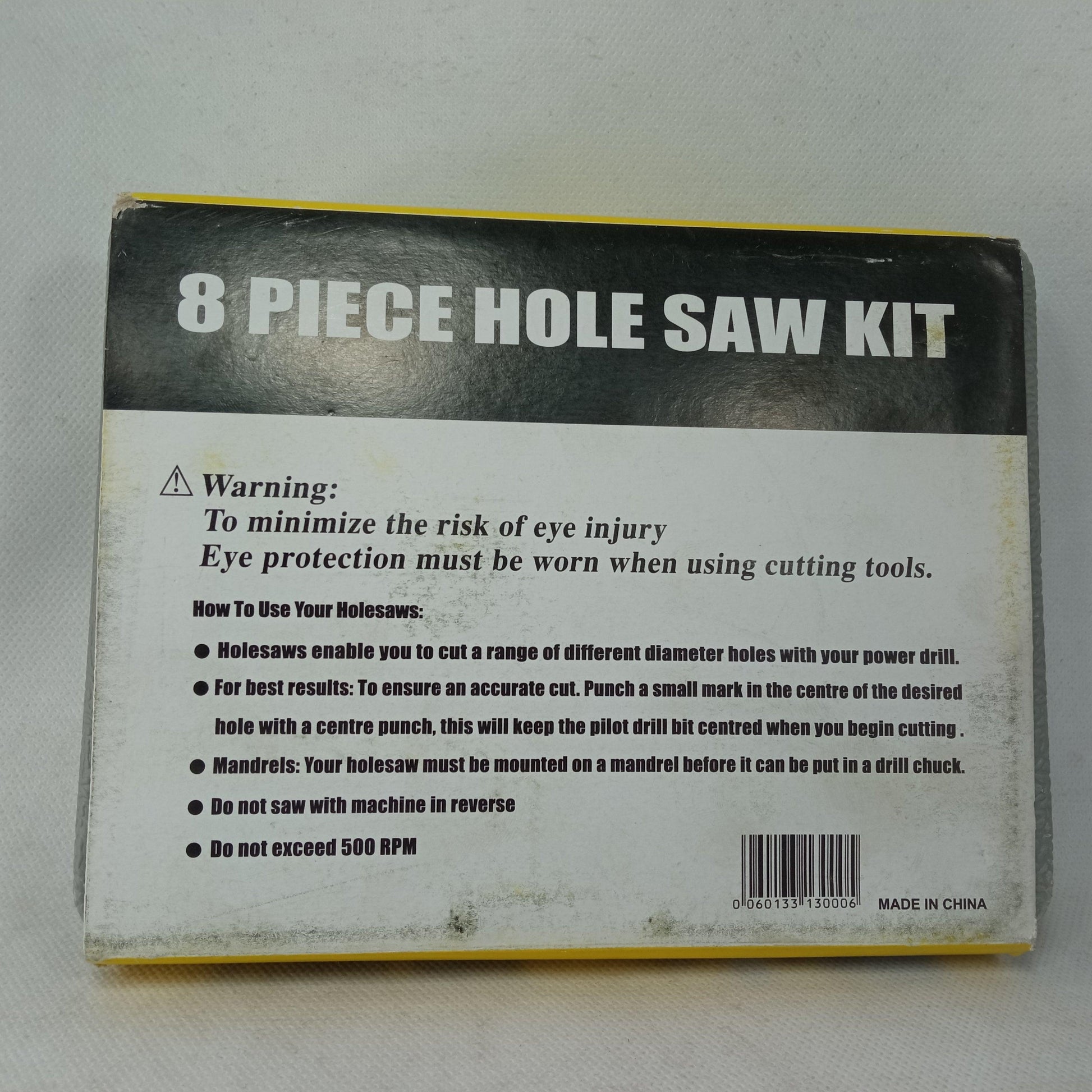 Wood Working Hole Saw Drill Bit Set 8 Pieces in Pakistan - industryparts.pk