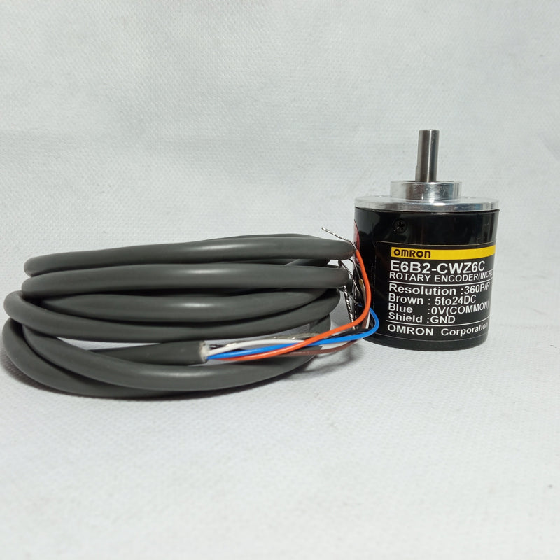 360PPR OMRON Incremental Rotary Encoder E6B2-CWZ6C in Pakistan - industryparts.pk