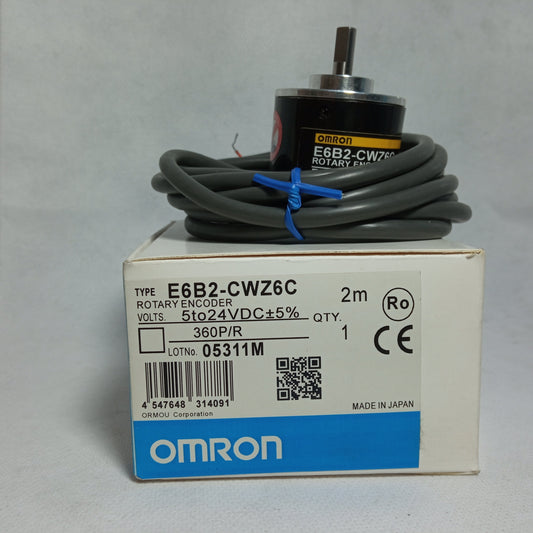 360PPR OMRON Incremental Rotary Encoder E6B2-CWZ6C in Pakistan - industryparts.pk