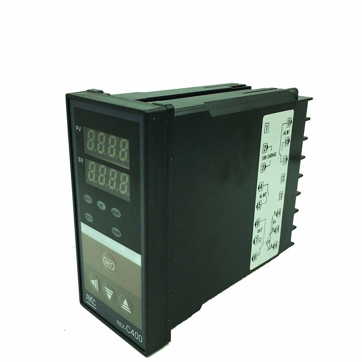 Rex-c400 Dual Pid Temperature Controller  type k Digital Thermocouple In Pakistan - industryparts.pk