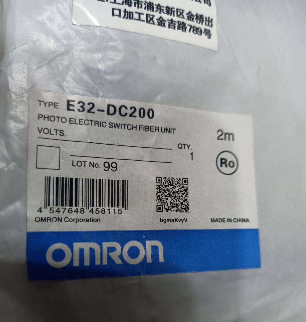 E32DC200 Omron Fiber Optic Sensor - industryparts.pk