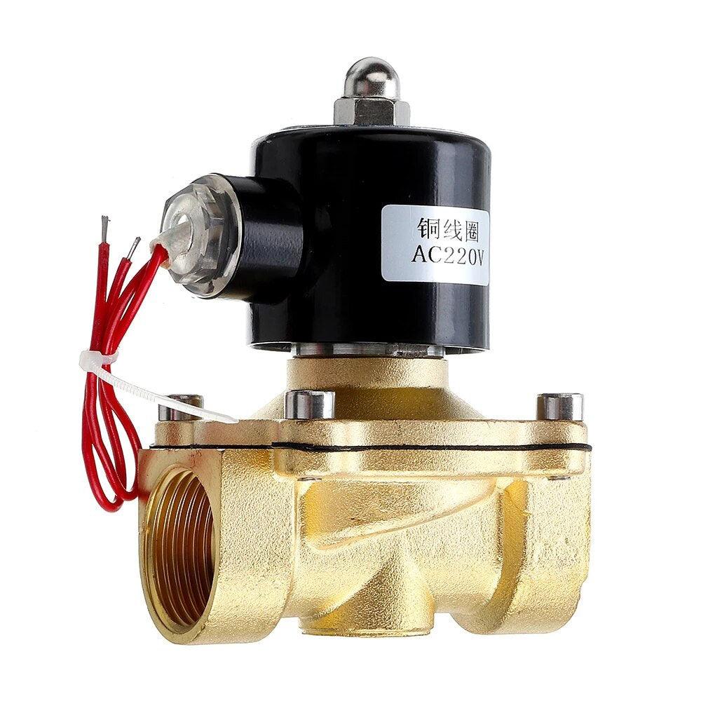 1 Inch 220V Brass Solenoid Valve For Water Air Gas in Pakistan - industryparts.pk