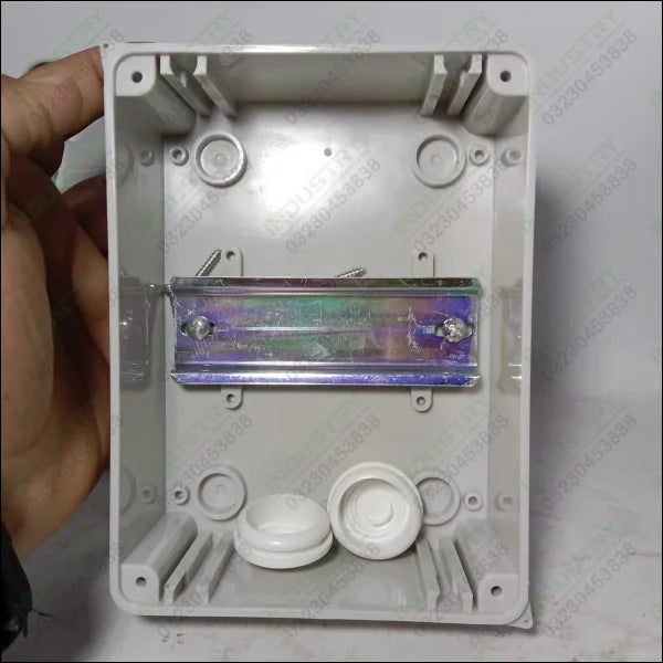 1SUN Electric HT 5WAY Weatherproof Power Distribution Circuit Breaker Protection Box Transparent Cover, DIN Rail in Pakistan