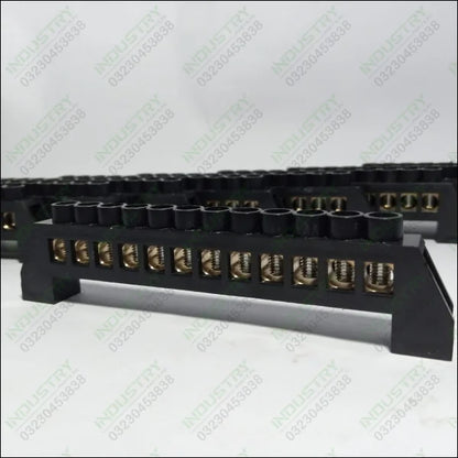 20 Pcs NHA14/12 Wire Connection Screw Terminal Strip Copper terminal BLACK - industryparts.pk