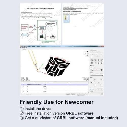 Imported CNC Engraving PCB Milling Machine Wood Carving CNC