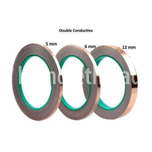Copper foil tape 5mm by 20m - industryparts.pk