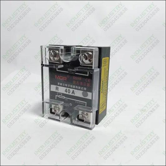 220V AC Single Phase SSVR 40A Solid State Voltage Regulator Relay in Pakistan - industryparts.pk