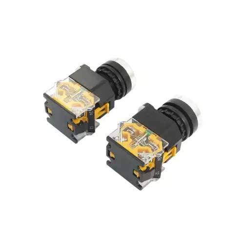 22mm Mount 10A 380V DPST Red Green Momentary Push Button Switch in Pakistan - industryparts.pk