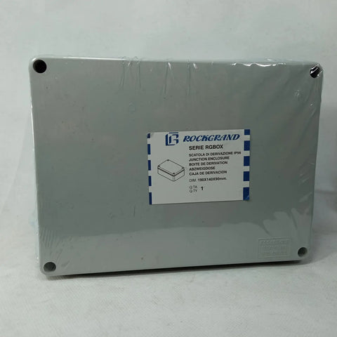 8 Inches Rectangle IP56 Adaptable PVC Junction Box 190 x 140 90mm in Pakistan