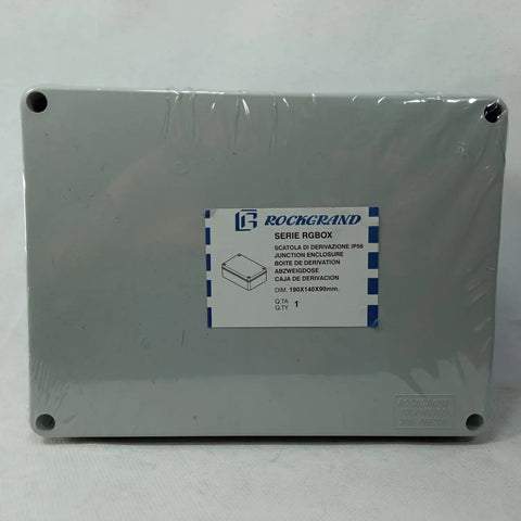 8 Inches Rectangle IP56 Adaptable PVC Junction Box 190 x 140 90mm in Pakistan