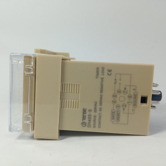 Tense DH48S-S Digital Timer Relay AC 220v 0.1s-99H Hours in Pakistan - industryparts.pk