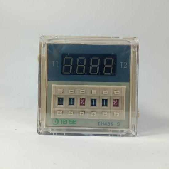 Tense DH48S-S Digital Timer Relay AC 220v 0.1s-99H Hours in Pakistan - industryparts.pk