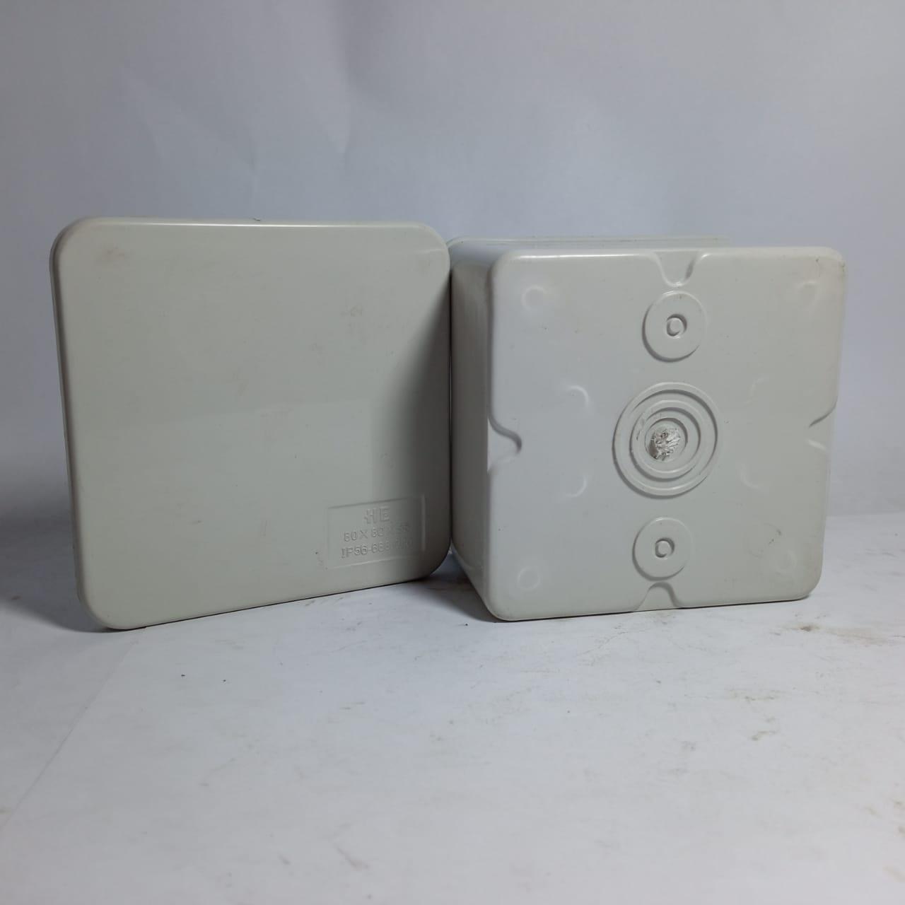 3 Inches Adaptable Junction Box (80mm x 80mm x 55mm) - industryparts.pk
