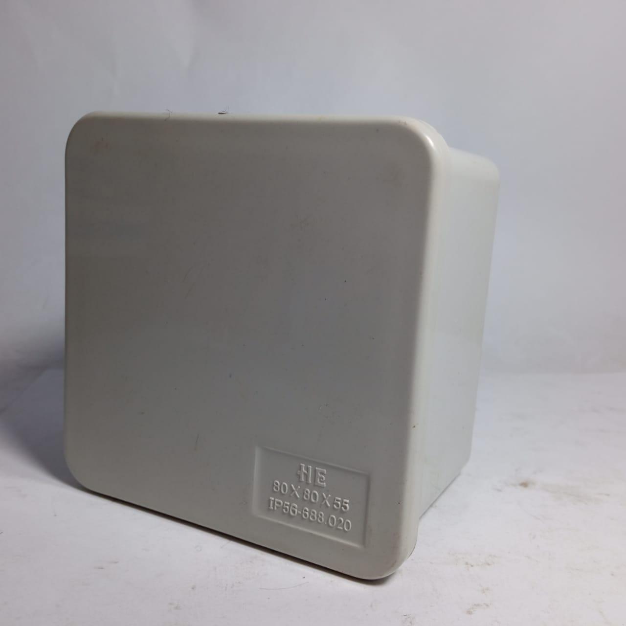 3 Inches Adaptable Junction Box (80mm x 80mm x 55mm) - industryparts.pk