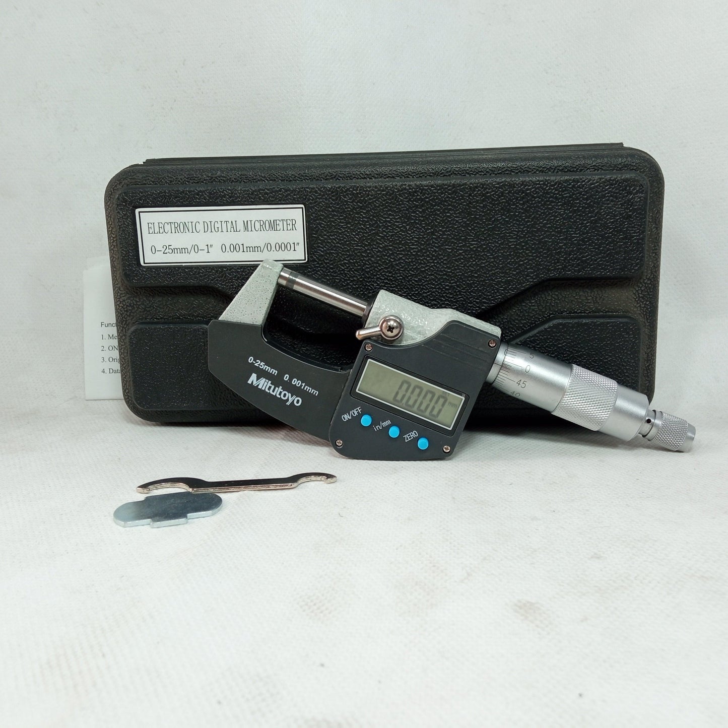 Mitutoyo Digital Screw Gauge Micro meter  0-25mm/0.001mm china made  in Pakistan - industryparts.pk