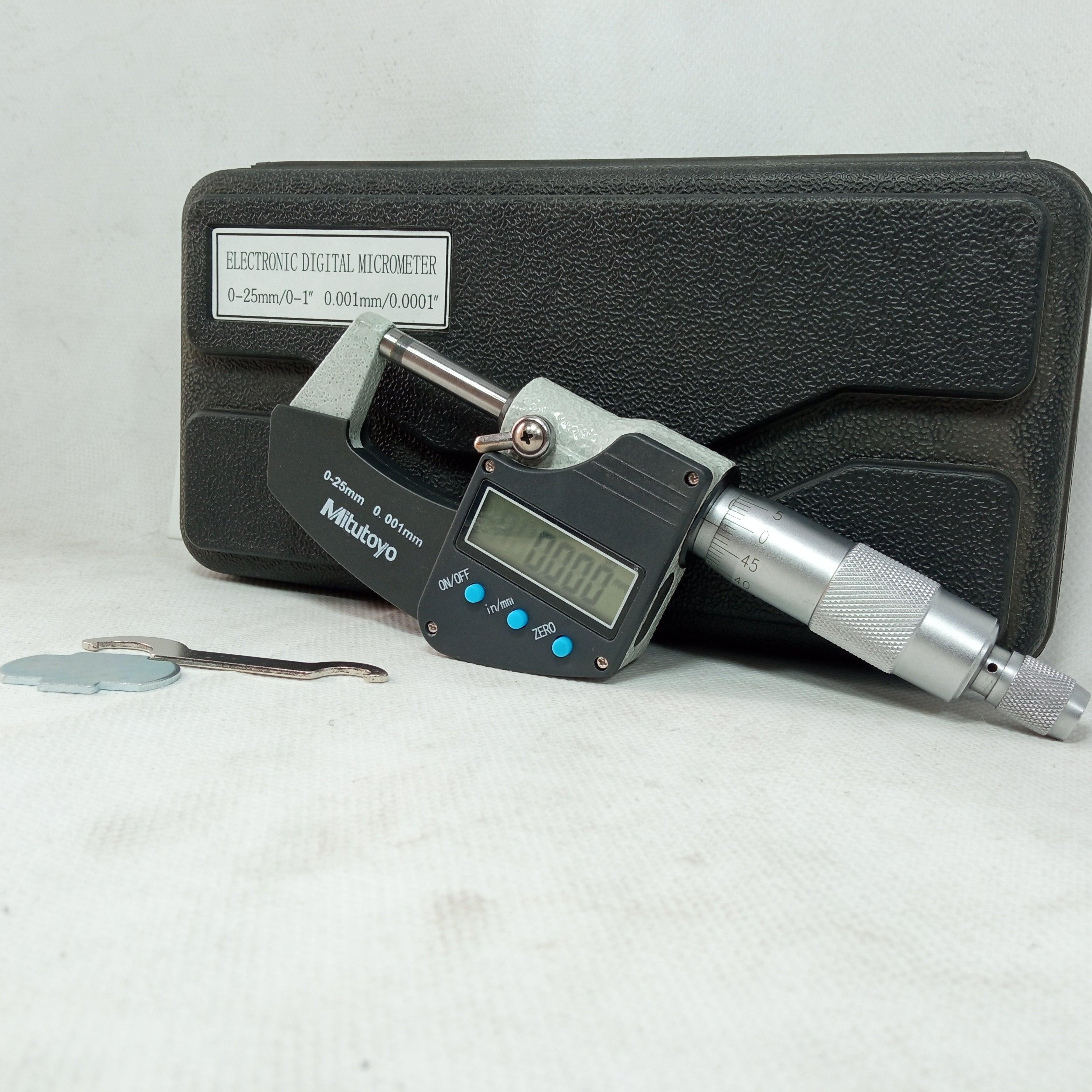 Mitutoyo Digital Screw Gauge Micro meter  0-25mm/0.001mm china made  in Pakistan - industryparts.pk