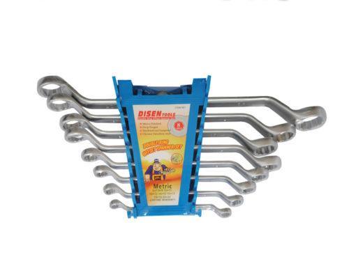 8 PCS Double Ring Offset Spanner Set KH9 - industryparts.pk