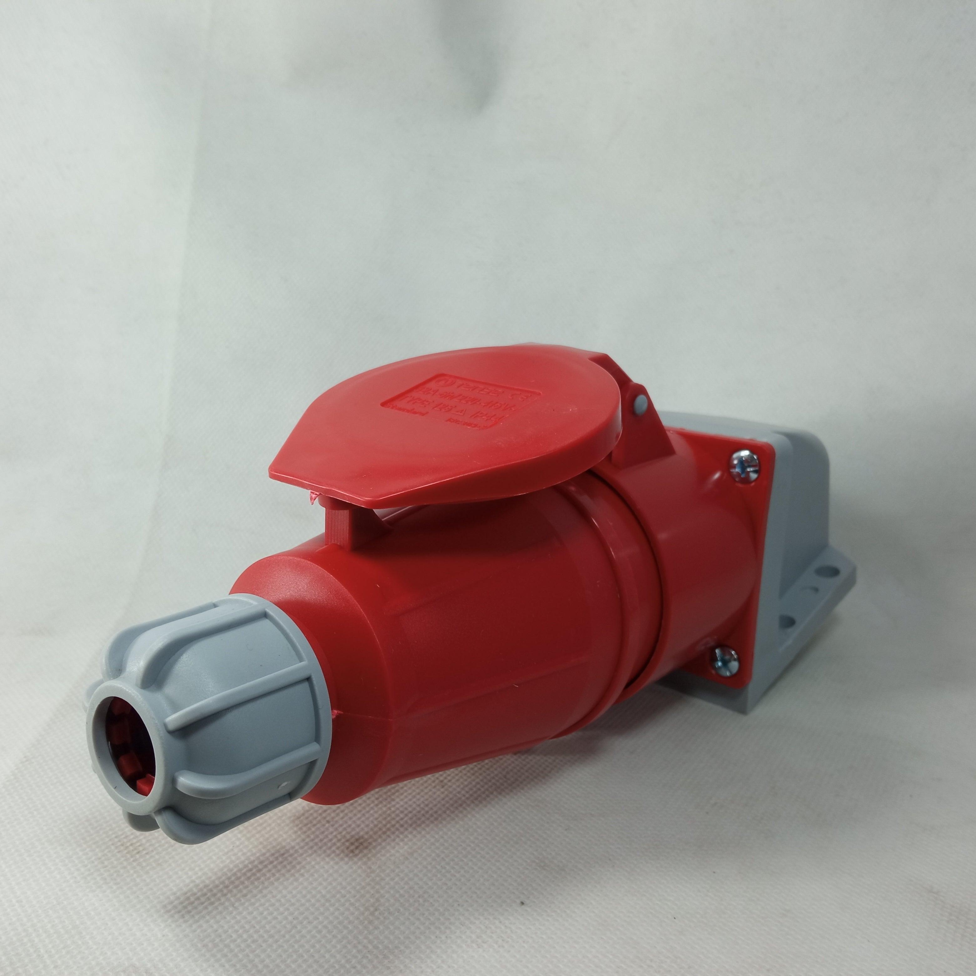 Tense 32Amp 5Pin Industrial Plug and Wall Socket in Pakistan - industryparts.pk