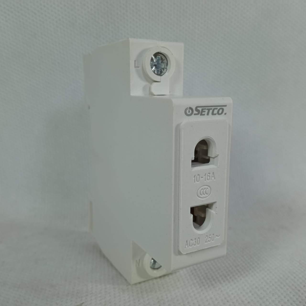 2 Pin Plug 250VAC 10-16A DIN Rail Mount AC30 Modular Power Socket in Pakistan - industryparts.pk