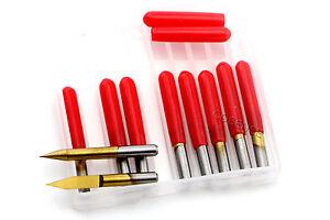 3.175mm Carbide PCB Engraving Bits CNC Router Tool 30 Degree