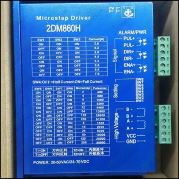 2DM860H Microstap 2 phase  stepper motor driver in Pakistan