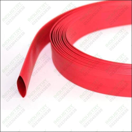 2mm HEAT SHRINK SLEEVE , HEAT SHRINK TUBING WRAP SLEEVES (Red) - industryparts.pk