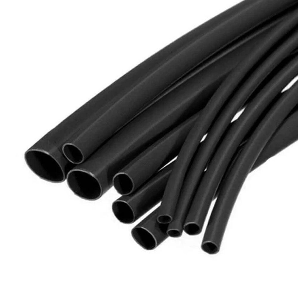 2mm HEAT SHRINK SLEEVE , HEAT SHRINK TUBING WRAP SLEEVES (Black)( 200Meter)) - industryparts.pk