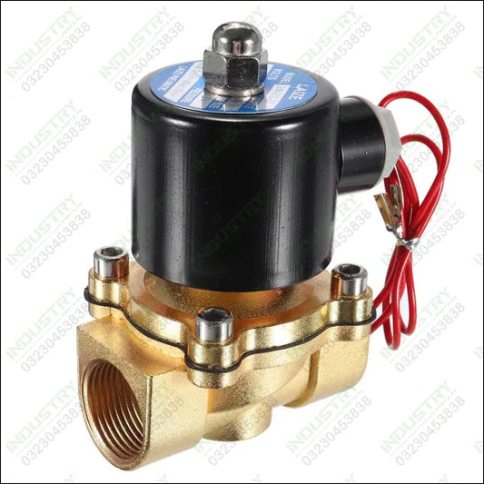 3/4 Inch 220V AC Brass Electric Solenoid Valve For Water Air Gas Fuels in Pakistan - industryparts.pk