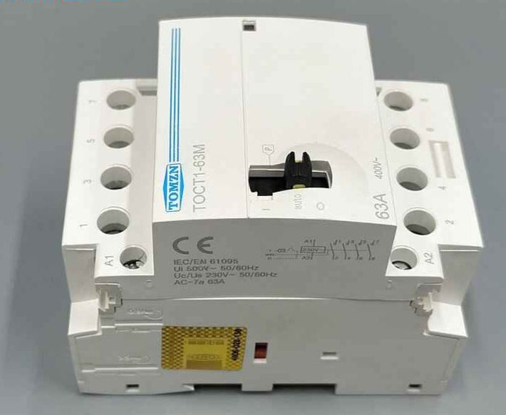 Tomzn 4P 63A 2NC 2NO 220V Din rail ac Modular contactor in Pakistan