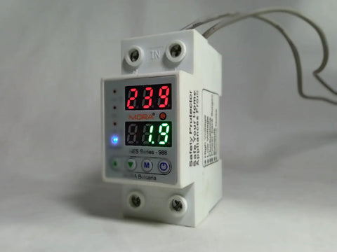 63A 220V Mora voltage protector, Adjustable Device for Voltage Bulgaria in Pakistan
