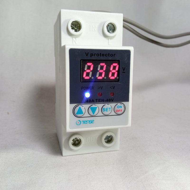Tense Over and Under Voltage Relay Protective Device V-Protector Protector VP-40A in Pakistan - industryparts.pk
