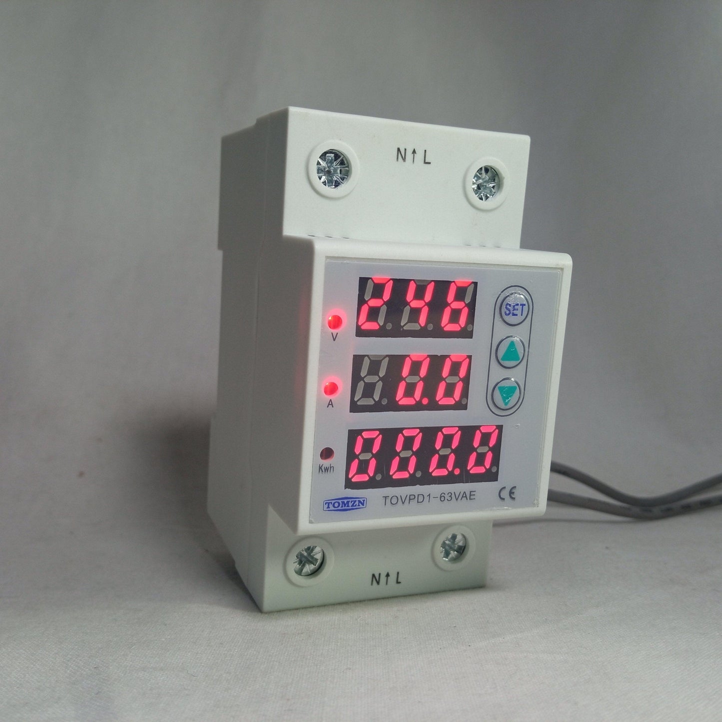 Din Rail Display Adjustable Over and Under Voltage Protective Device Relay in Pakistan - industryparts.pk
