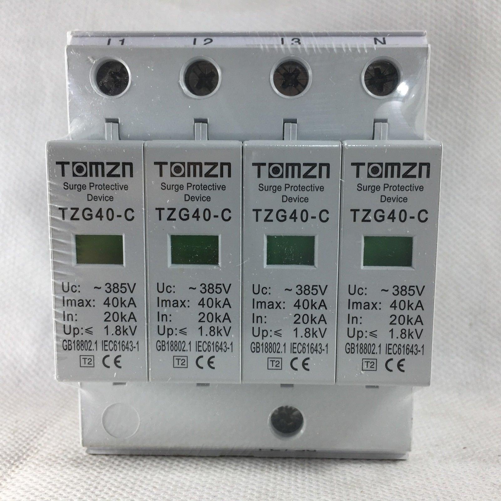 3Phase AC SPD 4pole House Surge Protector voltage Arrester Device in Pakistan - industryparts.pk