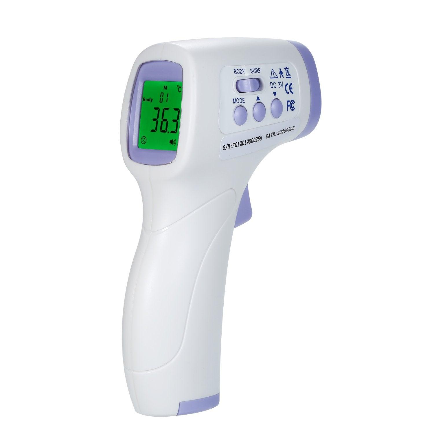 Digital Infrared Non Contact Body Forehead Thermometer Gun - industryparts.pk
