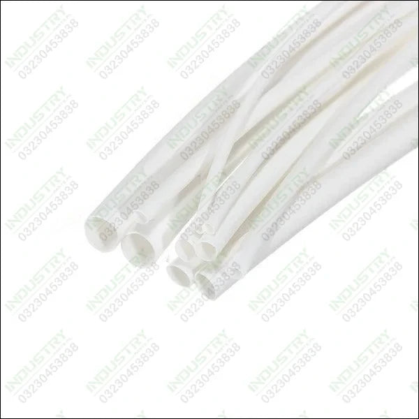 3mm White Heat Shrinkable Sleeve (5 meter) - industryparts.pk