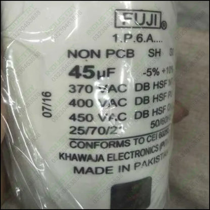 4.5 HSF 400 Vac Single Rating capacitor - industryparts.pk
