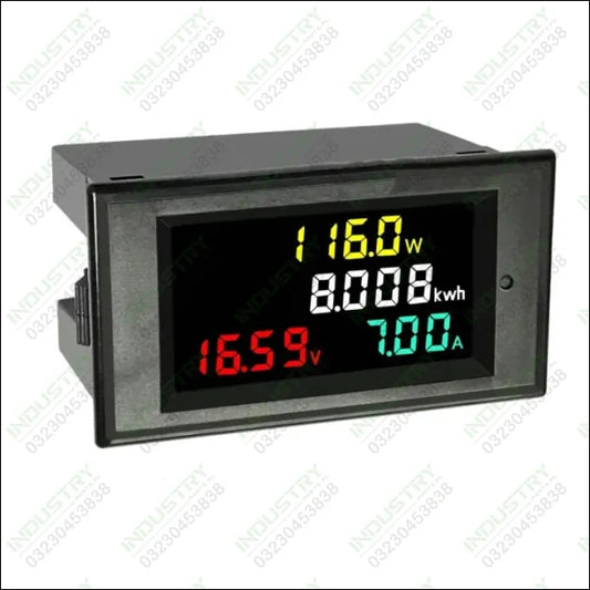 4 in 1 DC Solar Voltmeter Ammeter Power Shunt HD Color Screen D69-3061 in Pakistan