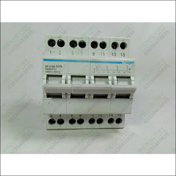 4 Pole Din Rail Change Over Switch SF 419G 63A 400V in Pakistan - industryparts.pk