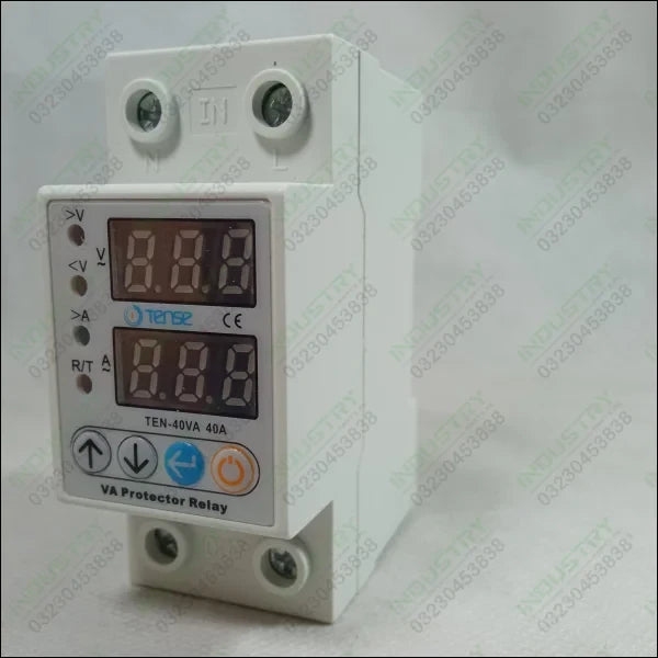 40A 220V Adjustable Over/Under Voltage and Current Protection Relay