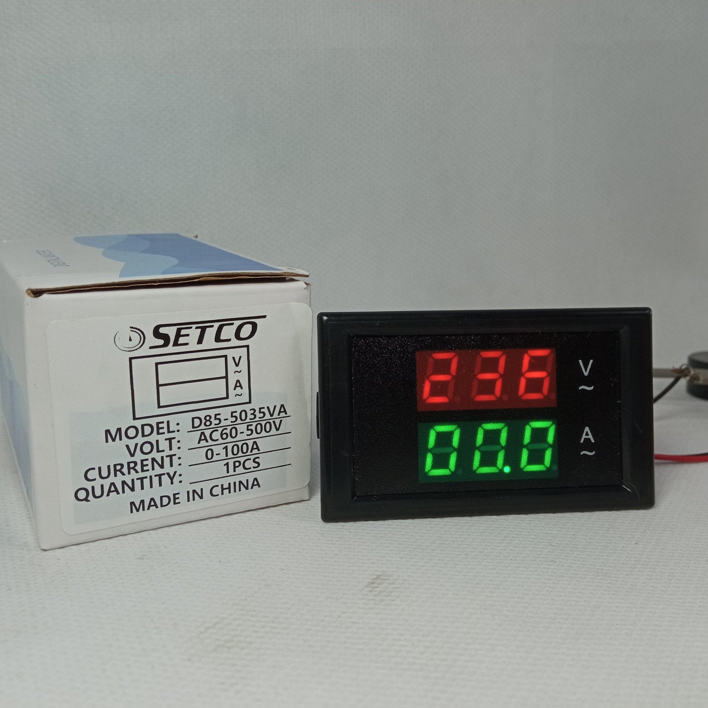 SETCO D85-5035 Digital AC Ammeter A+V 100A in Pakistan - industryparts.pk