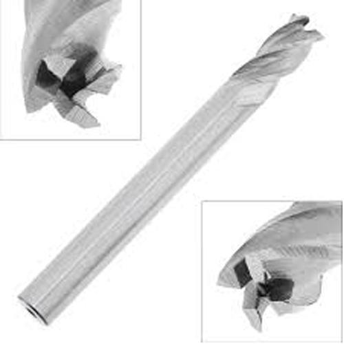 4 Flute HSS End Mill Cutter with Super Hard Straight Shank - industryparts.pk