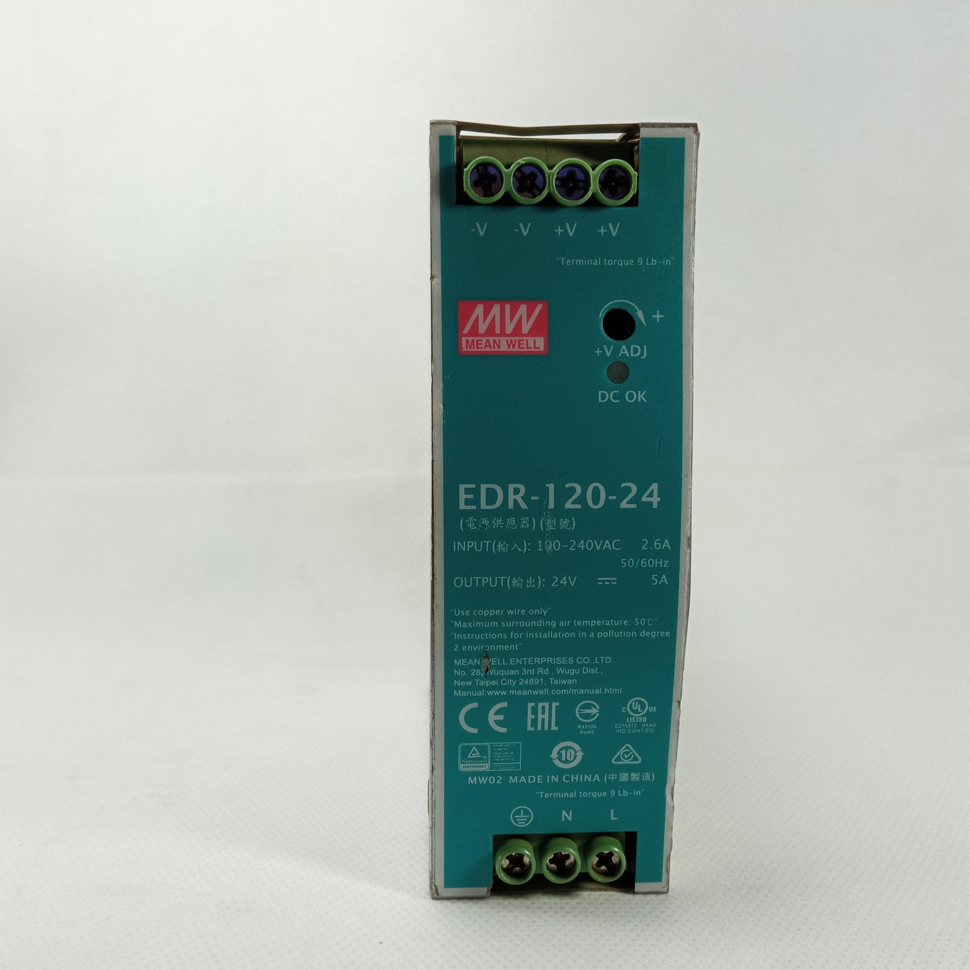 Mean Well EDR-120-24 Power Supply in Pakistan - industryparts.pk