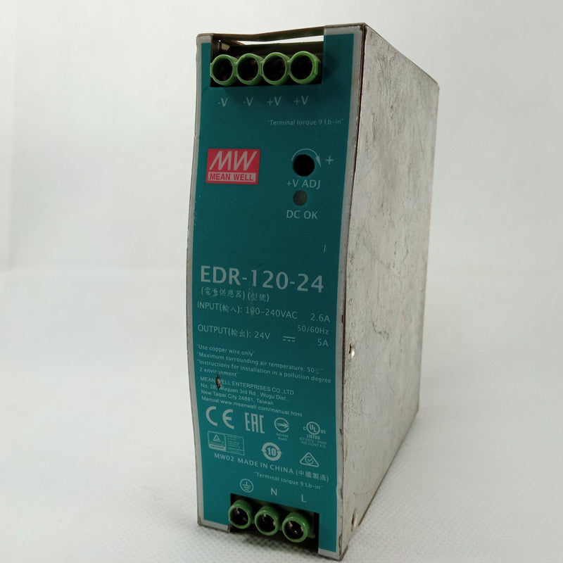 Mean Well EDR-120-24 Power Supply in Pakistan - industryparts.pk