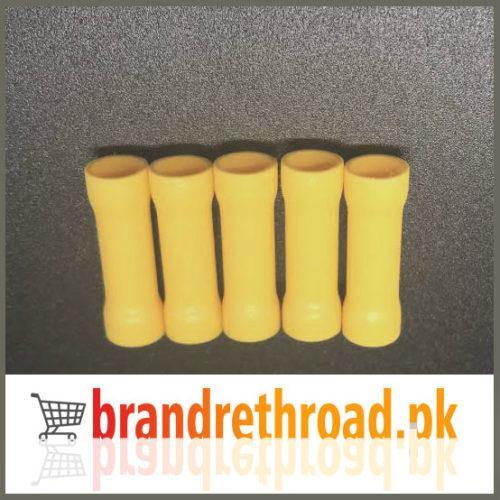 4mm  Insulated Butt Wire Crimp  Set (100 pieces), joint sleeve - industryparts.pk