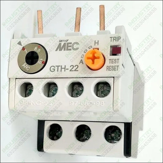 4A To 6A Thermal Relay MEC GTH-22 - industryparts.pk