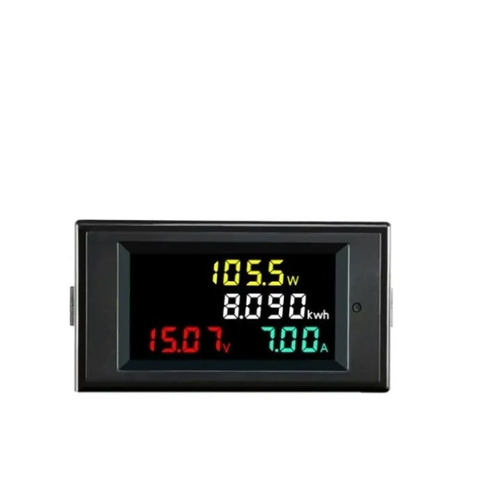 4 in 1 DC Solar Voltmeter Ammeter Power Shunt HD Color Screen D69-3061 in Pakistan
