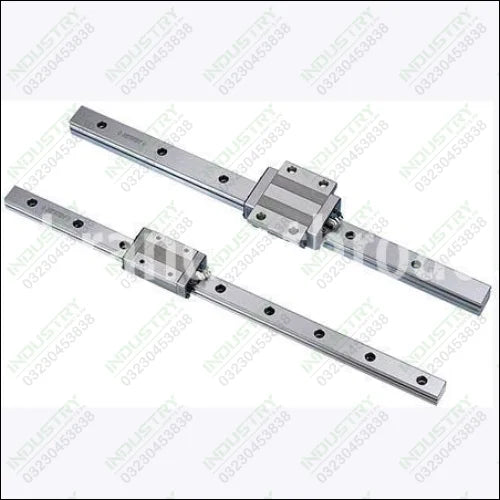 500mm length Linear Guide ways with 2 bearing - industryparts.pk