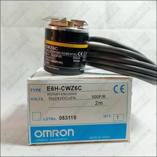500PPR Omron E6H-CWZ6C Rotary Encoder 5 24VDC in Pakistan