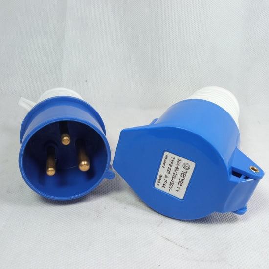 Tense IP44 32Amp 3Pin Industrial Socket in Pakistan - industryparts.pk